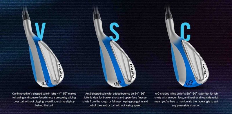 Cleveland CBX 4 Zipcore wedge, grafito