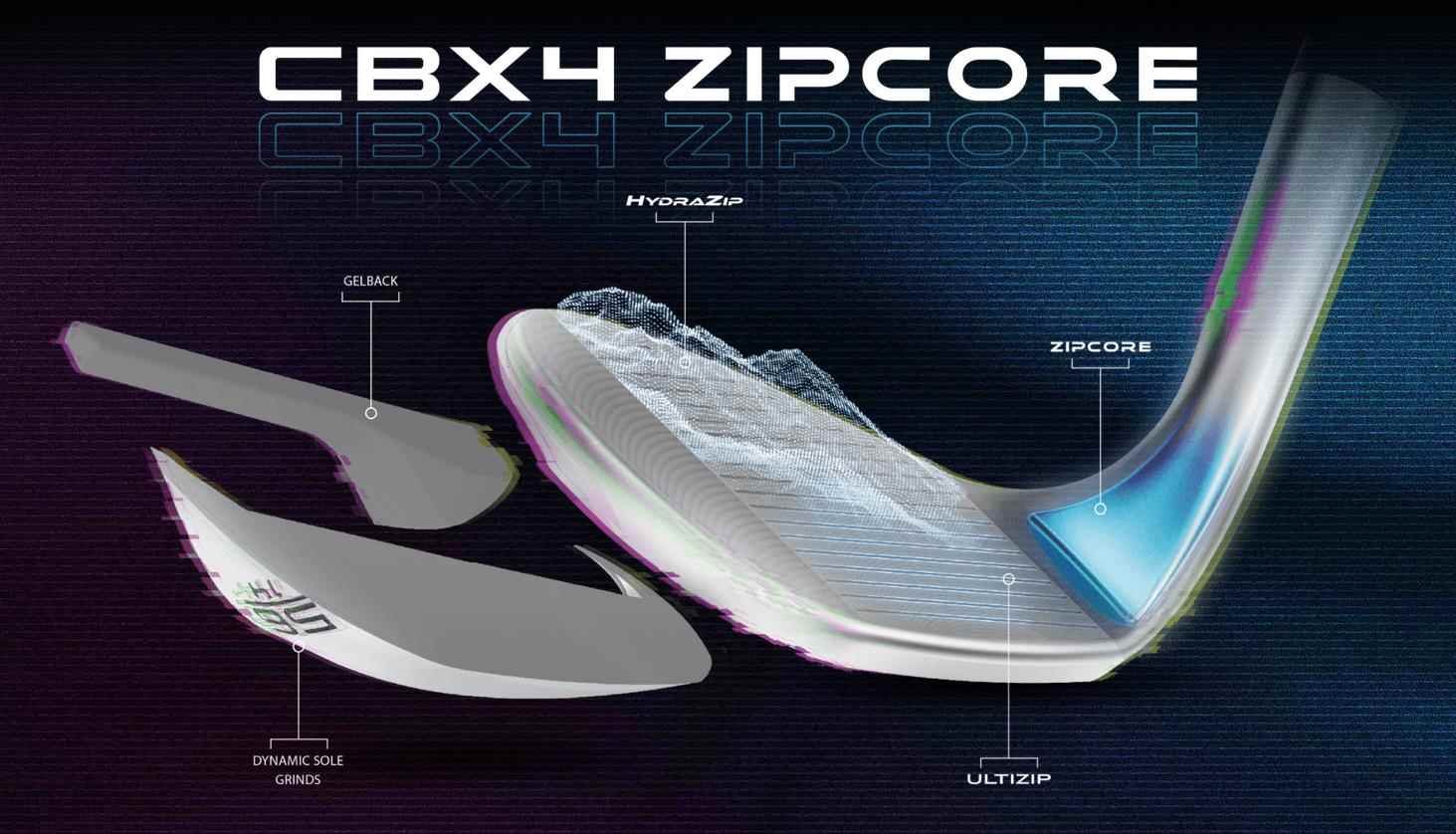 Cleveland CBX 4 Zipcore wedge, acero