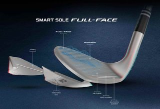 Cleveland Smart Sole Full Face wedge, acero