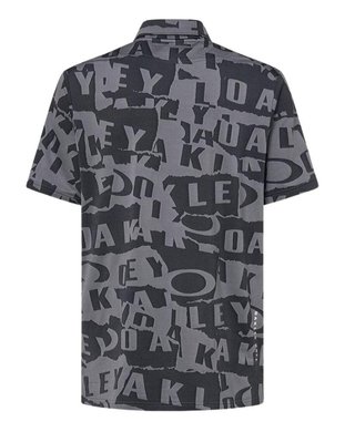Oakley Ransom Jacquard polo de hombre, collage black