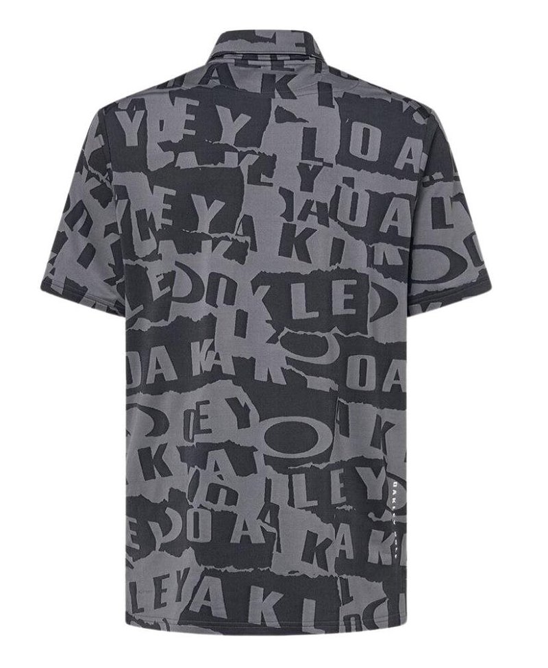 Oakley Ransom Jacquard polo de hombre, collage black