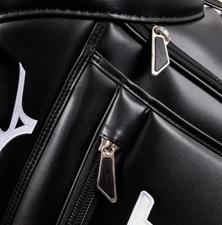 Mizuno MCRAFT staff bag 2024 cart bag, negro