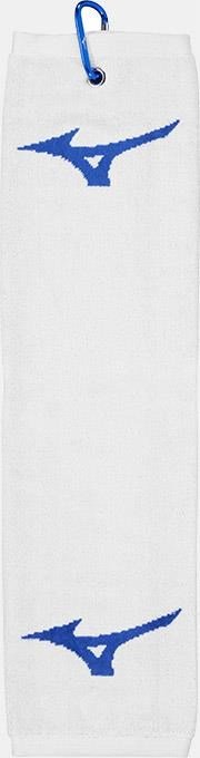 Mizuno RB Tri Fold toalla de golf, blanca