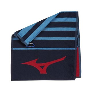 Mizuno RB Tour toalla de golf, azul marino/rojo