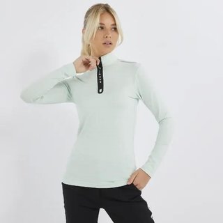 Ellesse Juliano 1/2 Zip sudadera de mujer, verde claro