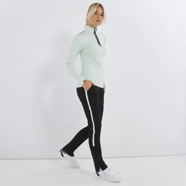 Ellesse Juliano 1/2 Zip sudadera de mujer, verde claro