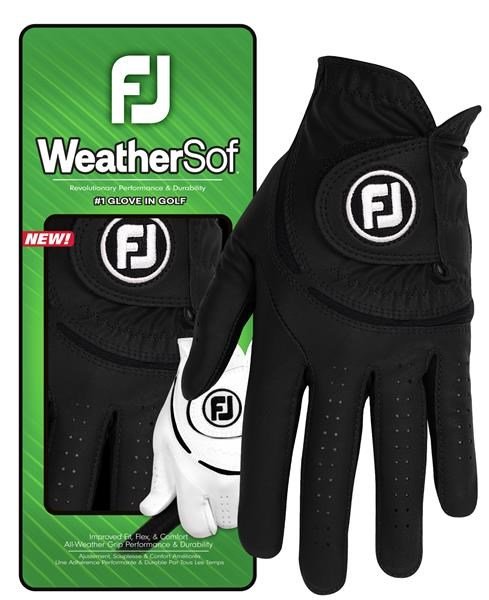 FootJoy WeatherSof 24 guante de golf para mujer, negro