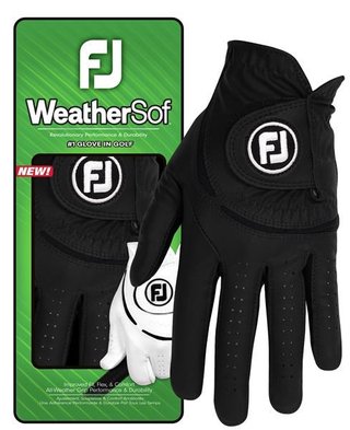 FootJoy WeatherSof 24 guante de golf para mujer, negro
