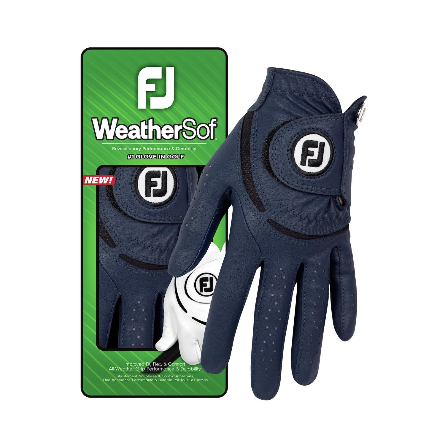 FootJoy WeatherSof guante de golf para mujer, azul marino