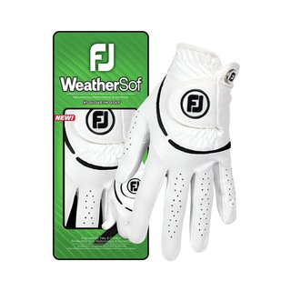 FootJoy WeatherSof guante de golf para mujer, blanco