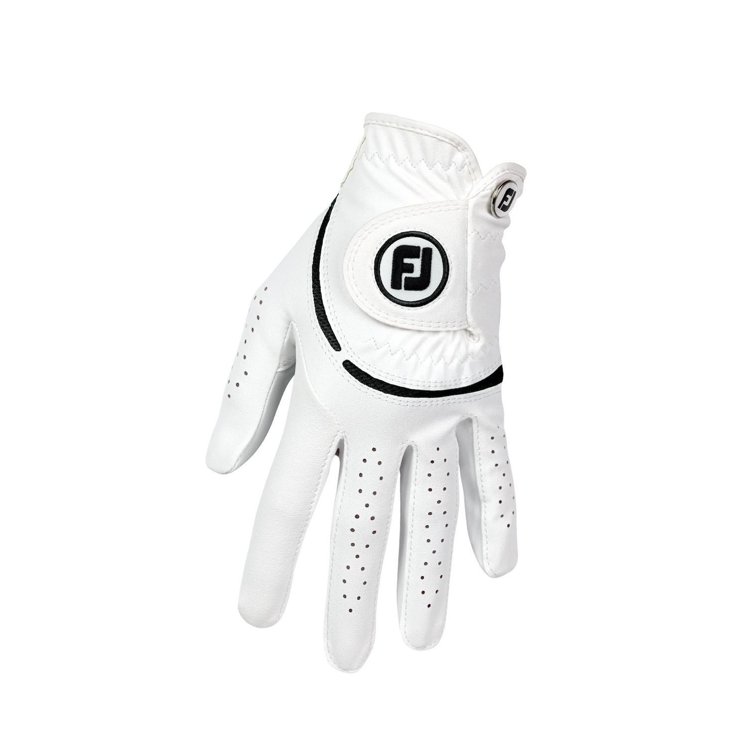 FootJoy WeatherSof guante de golf para mujer, blanco