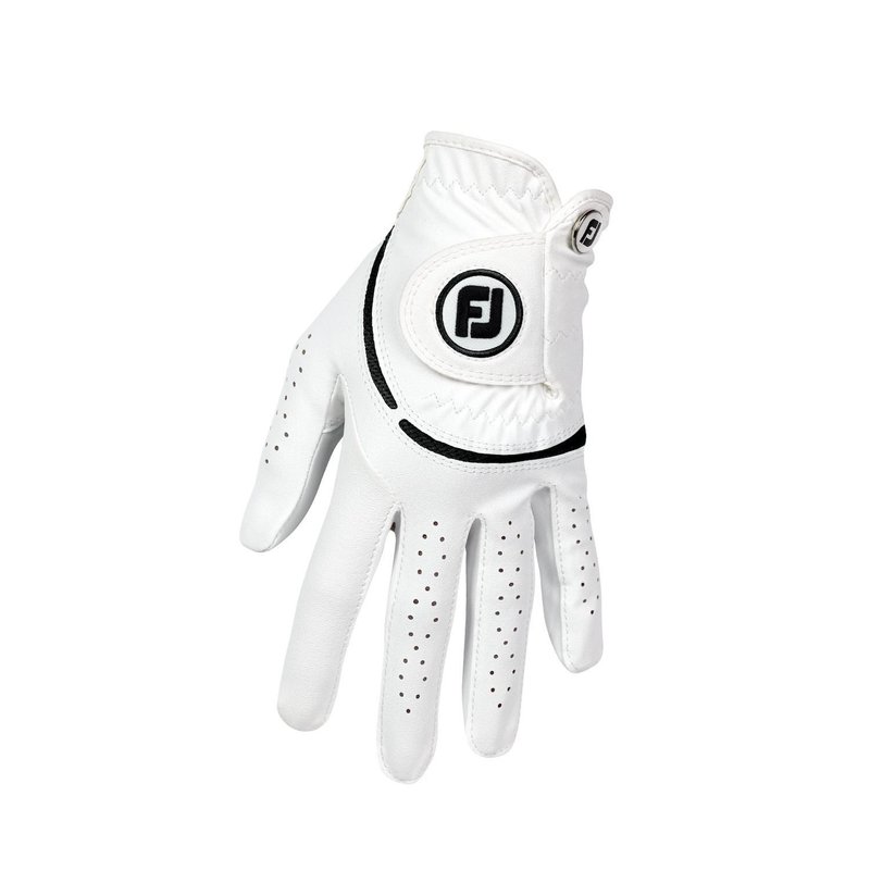 FootJoy WeatherSof guante de golf para mujer, blanco