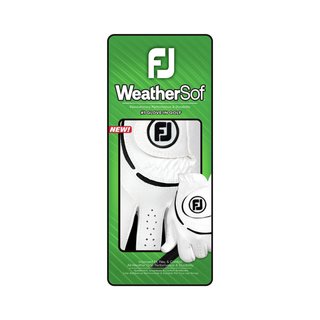 FootJoy WeatherSof guante de golf para mujer, blanco