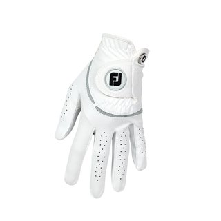 FootJoy WeatherSof guante de golf para mujer, blanco/gris