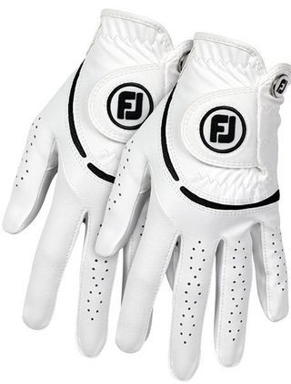 Footjoy FootJoy WeatherSof guantes de golf mujer, blanco/negro