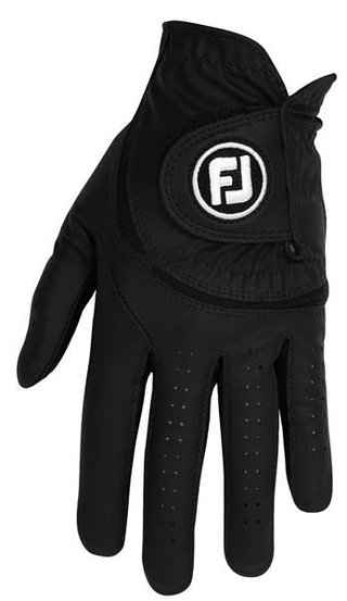 FootJoy WeatherSof guante de golf para hombre, negro