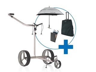 JuCad Drive S 2.0 carrito eléctrico, plateado