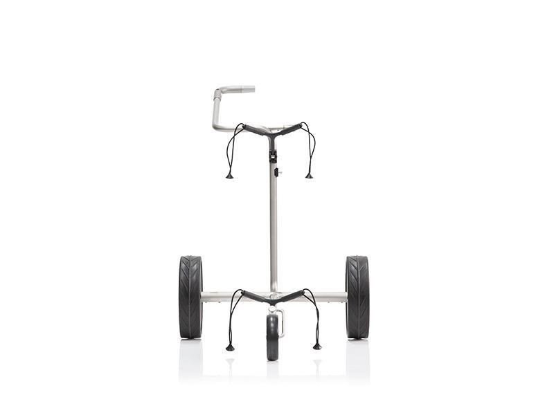 JuStar Carbon Light SET (incl. umbrella, scorecard holder, carry bag, el. parking brake) carrito eléctrico, titanium