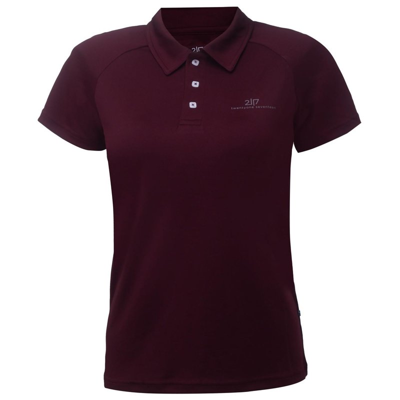 2117 of Sweden Fröseke polo de mujer, dark plum