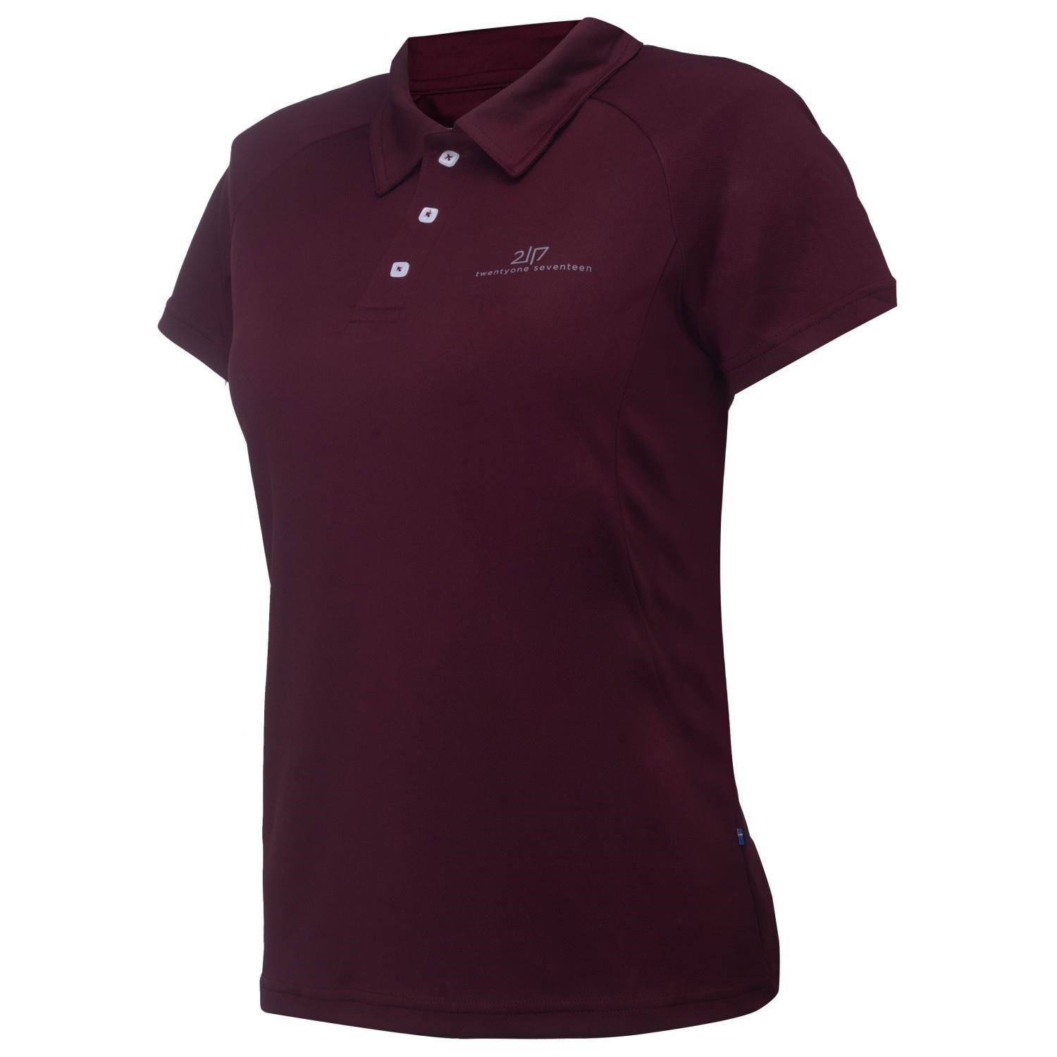 2117 of Sweden Fröseke polo de mujer, dark plum