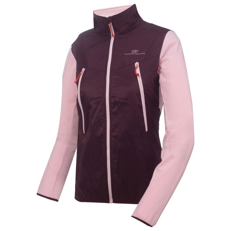 2117 of Sweden Klinta chaqueta híbrida de mujer, dark plum