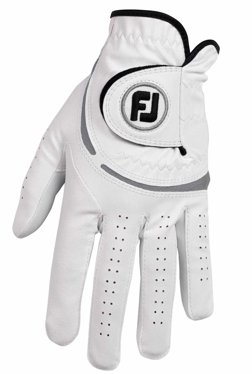 FootJoy WeatherSof 24 guante de golf para hombre, blanco