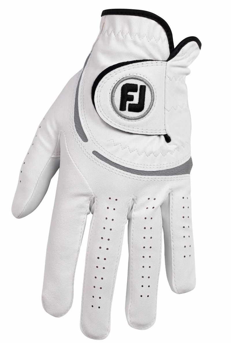 FootJoy WeatherSof 24 guante de golf para hombre, blanco