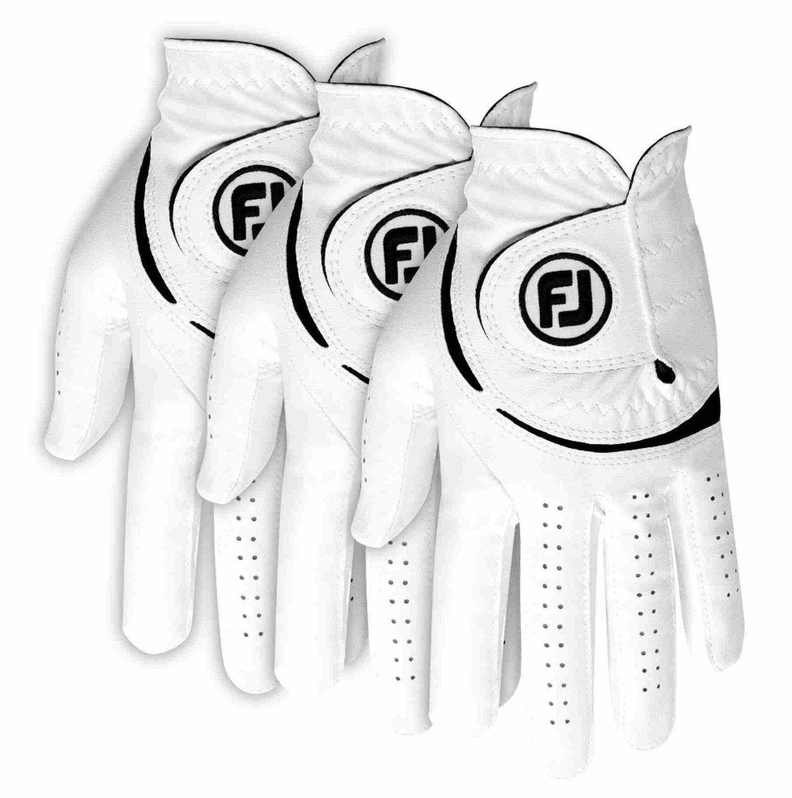 Footjoy FootJoy WeatherSof 24 guantes de golf para hombre, blanco