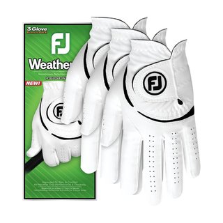 Footjoy FootJoy WeatherSof 24 guantes de golf para hombre, blanco