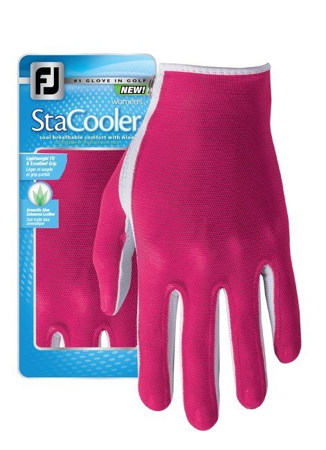 FootJoy StaCooler Assorted guante de golf para mujer, fucsia