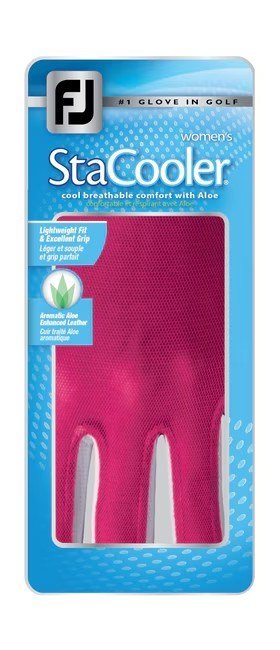 FootJoy StaCooler Assorted guante de golf para mujer, fucsia