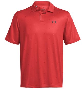 Under Armour Performance 3.0 Printed polo de hombre, red solstice/castlerock