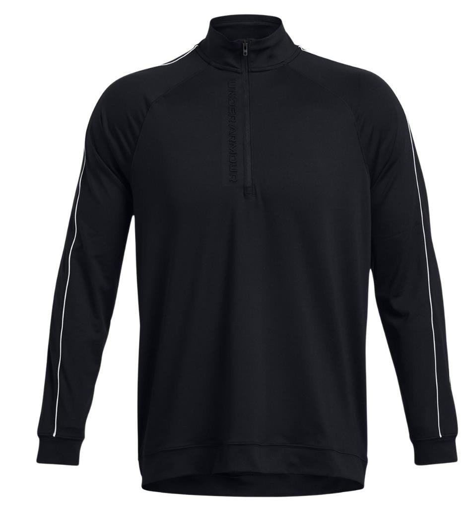 Under Armour Storm Midlayer 1/2 Zip sudadera de hombre, negro/blanco