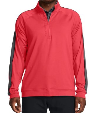 Under Armour Storm Midlayer 1/2 Zip sudadera de hombre, red slstice/castelrock