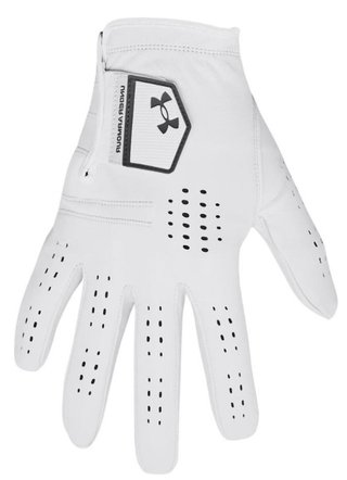 Under Armour Tour guante de golf para hombre 2024, blanco/gris