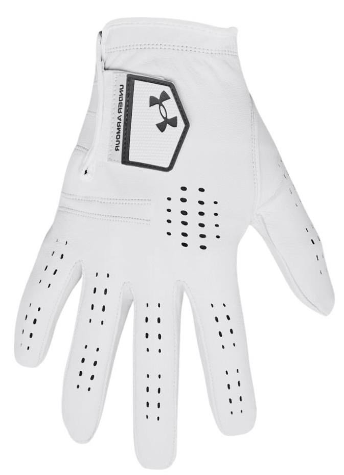 Under Armour Tour guante de golf para hombre 2024, blanco/gris