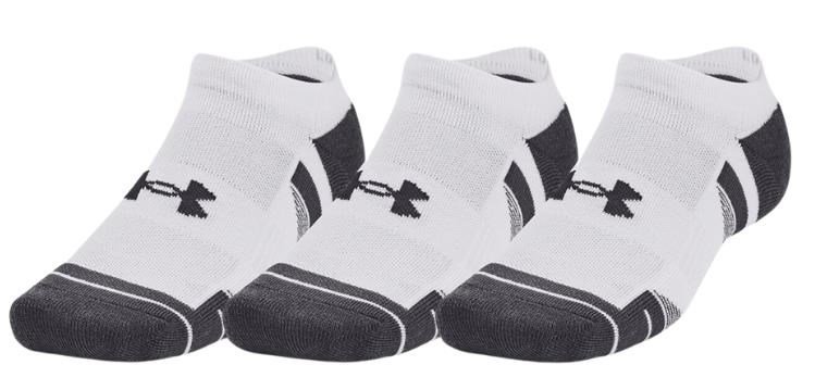 Under Armour Performance Tech calcetines unisex (3 pares), blanco/gris