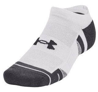 Under Armour Performance Tech calcetines unisex (3 pares), blanco/gris