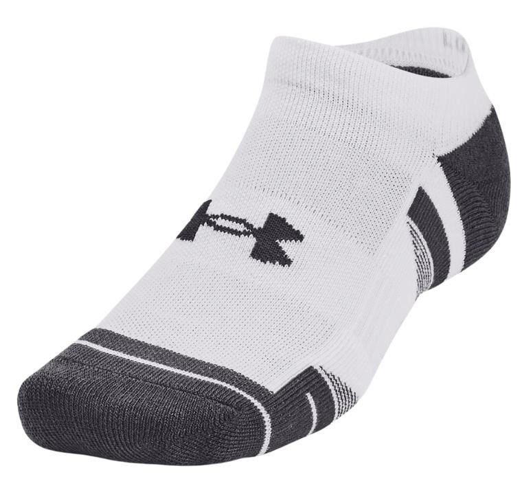 Under Armour Performance Tech calcetines unisex (3 pares), blanco/gris