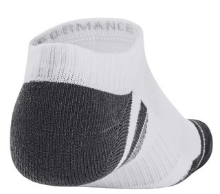 Under Armour Performance Tech calcetines unisex (3 pares), blanco/gris