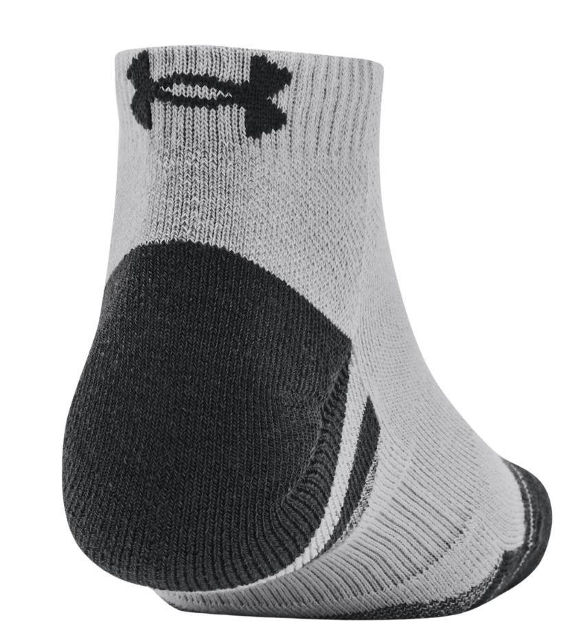 Under Armour Performance Tech calcetines unisex (3 pares), gris/blanco