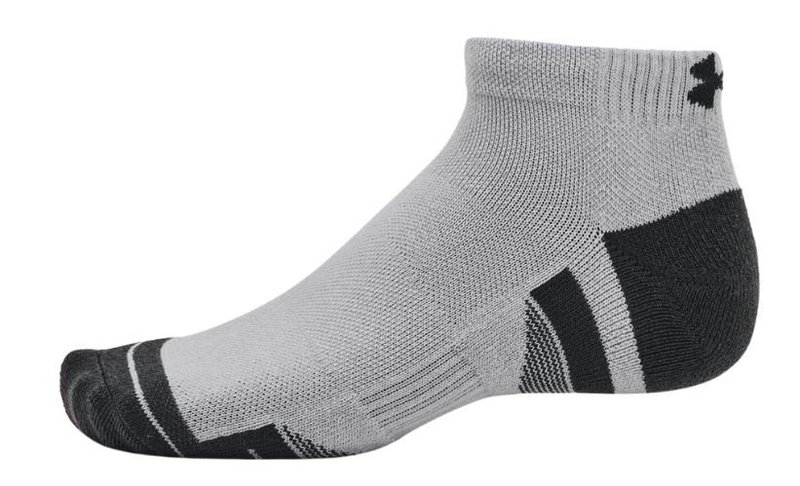 Under Armour Performance Tech calcetines unisex (3 pares), gris/blanco