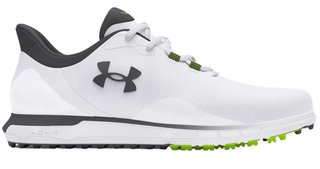 Under Armour Drive Fade SL zapatos de golf para hombre, blanco/gris titán
