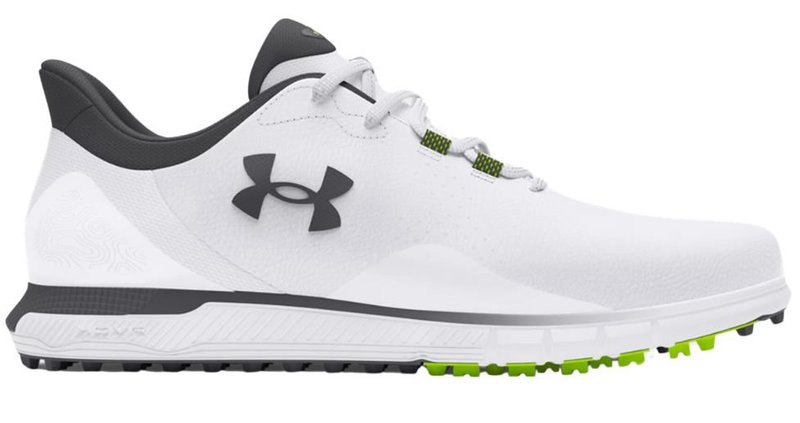Under Armour Drive Fade SL zapatos de golf para hombre, blanco/gris titán
