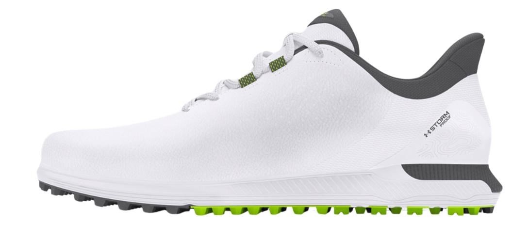 Under Armour Drive Fade SL zapatos de golf para hombre, blanco/gris titán