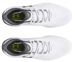 Under Armour Drive Fade SL zapatos de golf para hombre, blanco/gris titán