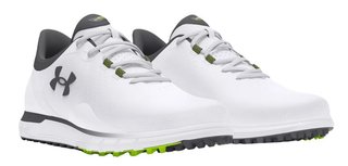Under Armour Drive Fade SL zapatos de golf para hombre, blanco/gris titán
