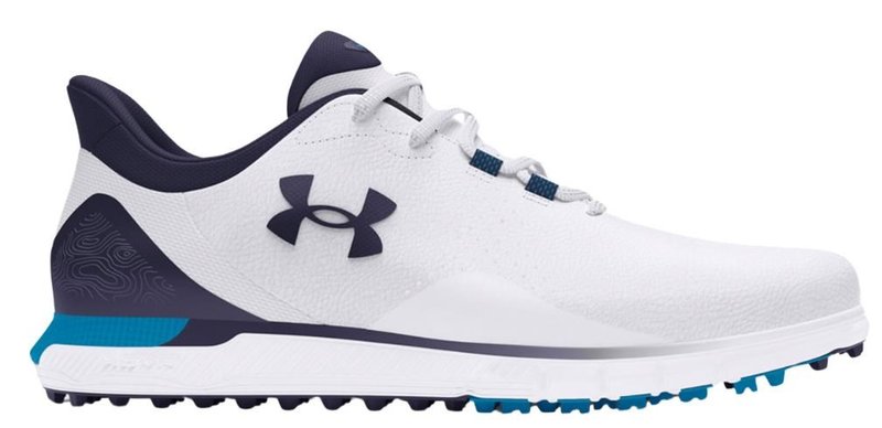 Under Armour Drive Fade SL zapatos de golf para hombre, blancos