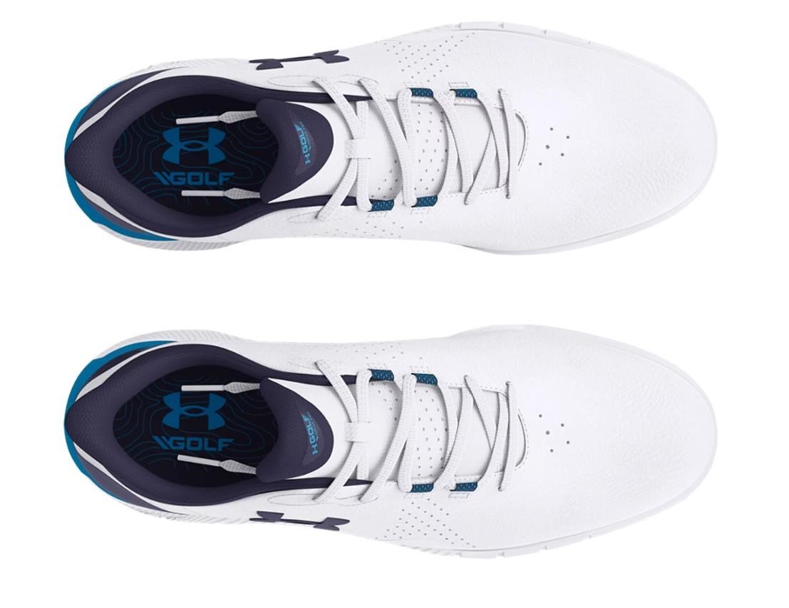 Under Armour Drive Fade SL zapatos de golf para hombre, blancos