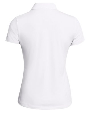 Under Armour Playoff polo de mujer, blanco